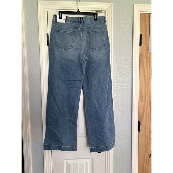 KanCan Bertha High Rise Wide Leg Jeans Women 13/30 NWT Medium Wash Denim - Picture 3 of 6